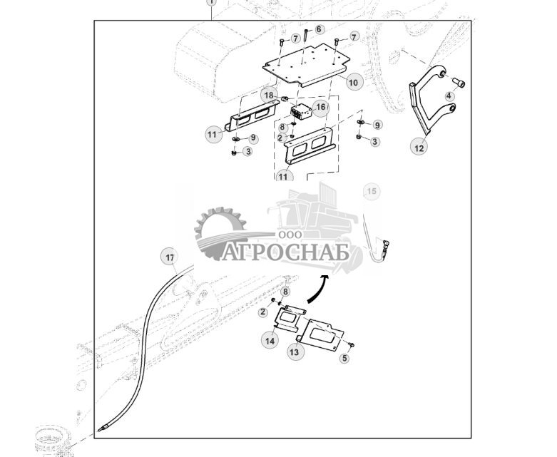 Lubrication Harness Kit, Boom, CF711S - ST875958 177.jpg
